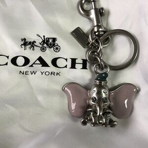 Coach Disney Dumbo Keyfob Keychain Bag Charm